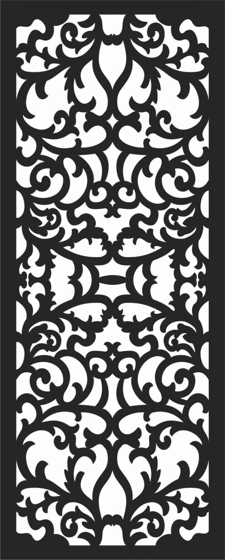 Screen Panel Patterns Seamless 42 Free DXF File