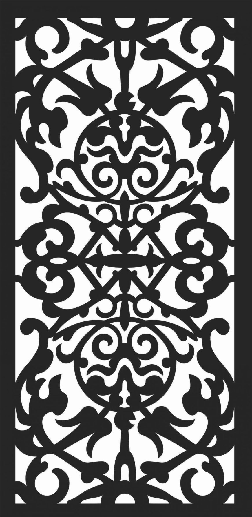 Screen Panel Patterns Seamless 55 Free DXF File