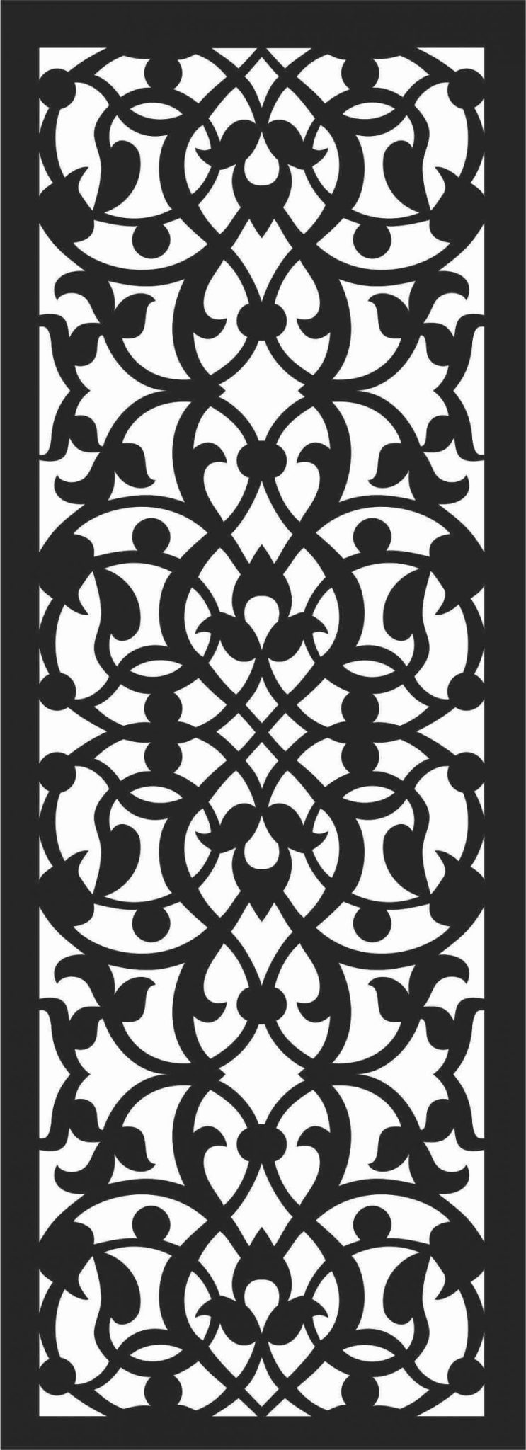 Screen Panel Patterns Seamless 58 Free DXF File