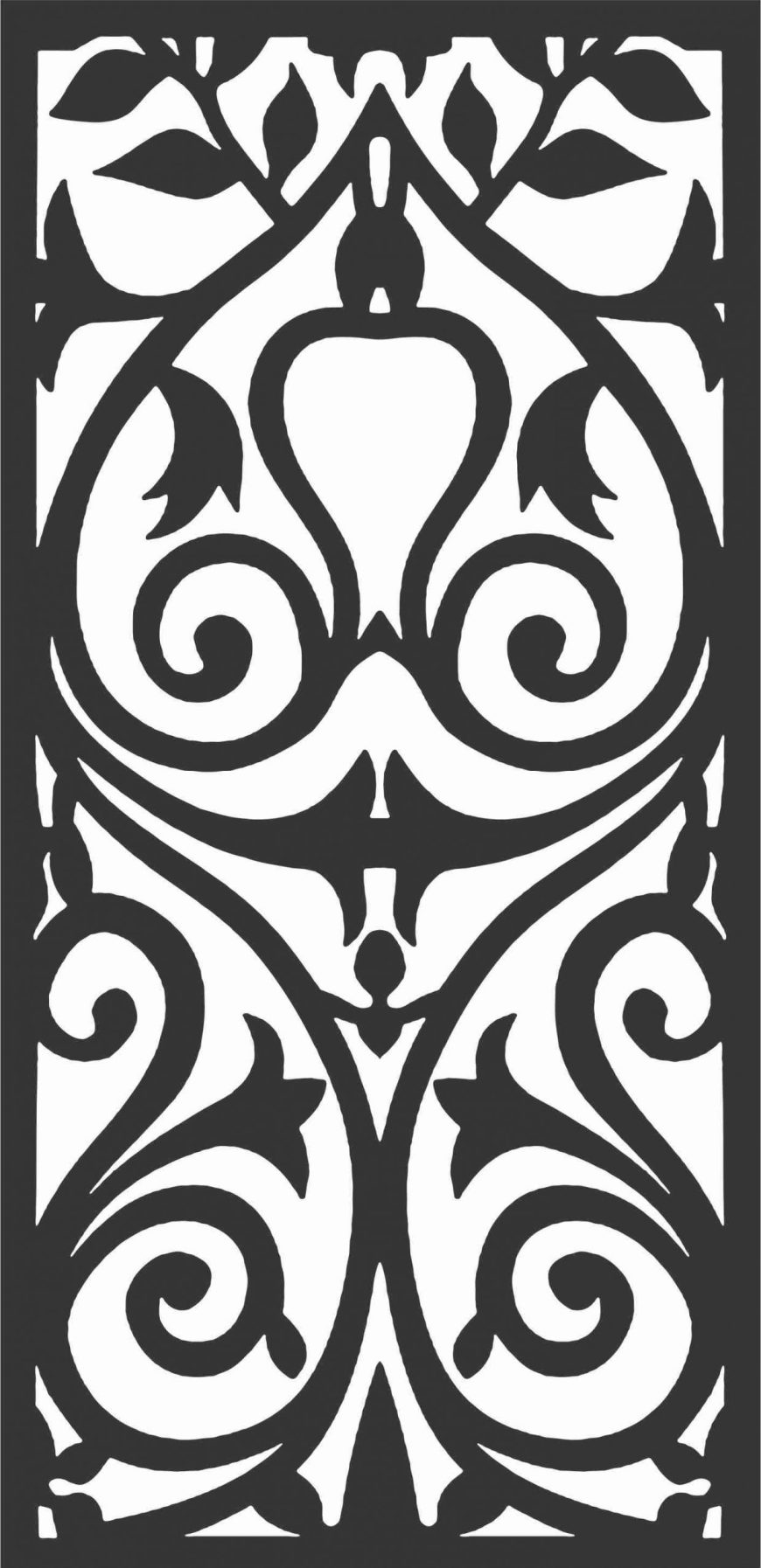 Screen Panel Patterns Seamless 60 Free DXF File