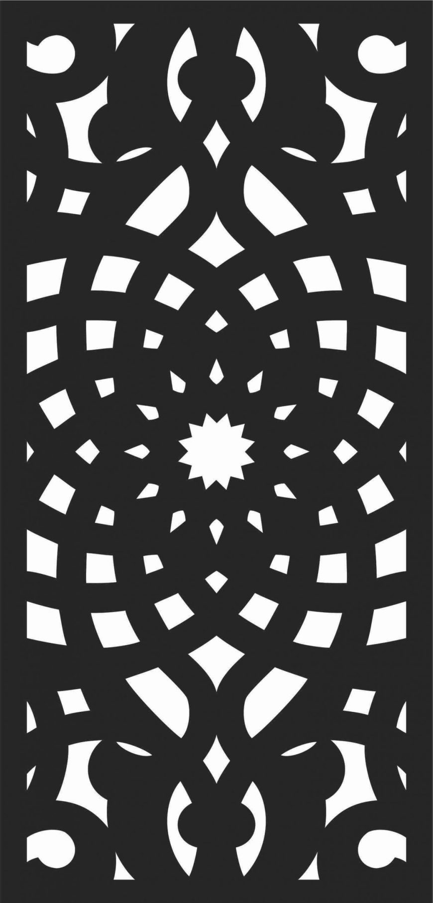 Screen Panel Patterns Seamless 62 Free DXF File