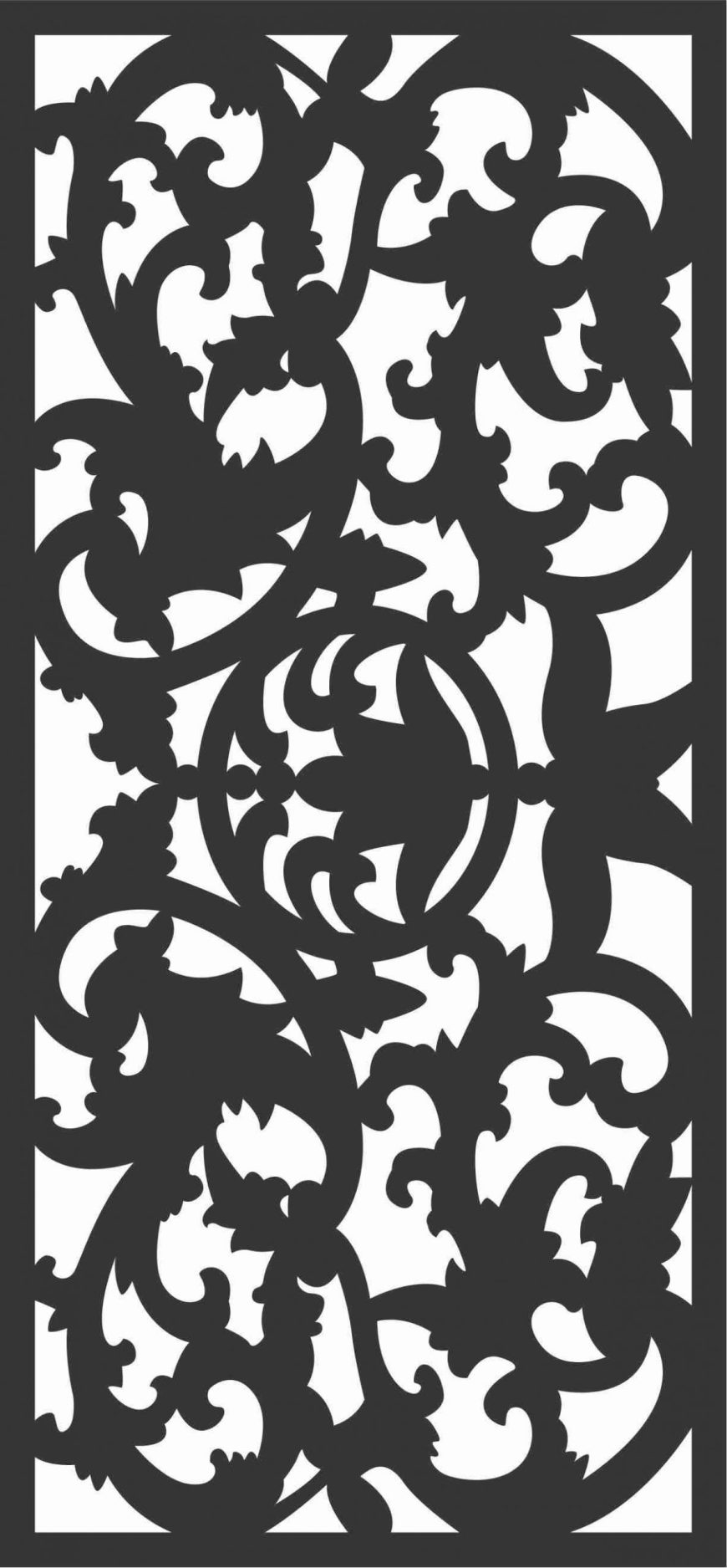 Screen Panel Patterns Seamless 71 Free DXF File