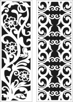 Screen Partitioned For Laser Cut Cnc Free DXF File