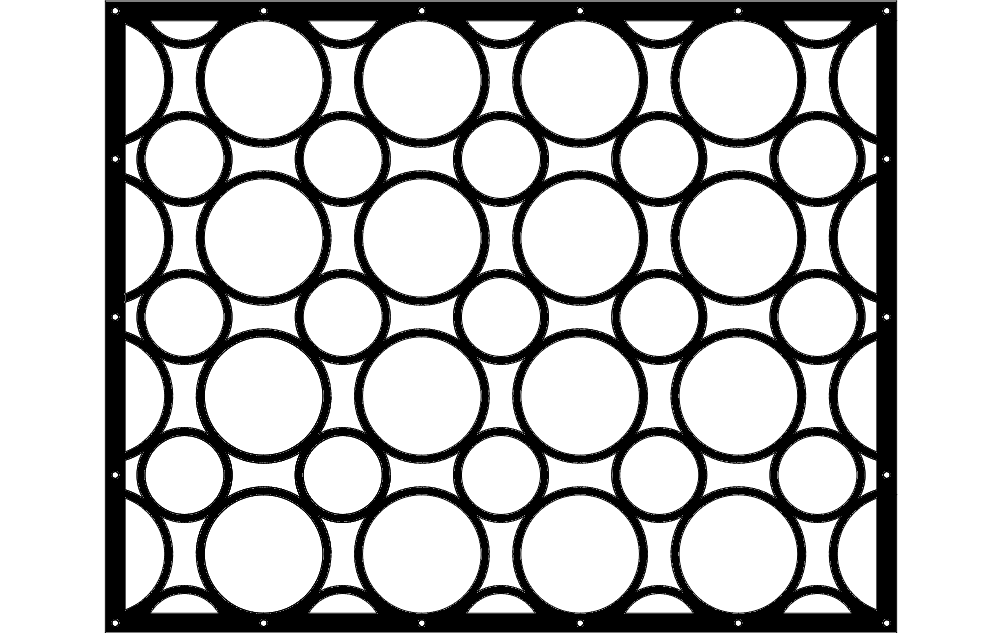 Screen Pattern 36 Free DXF File