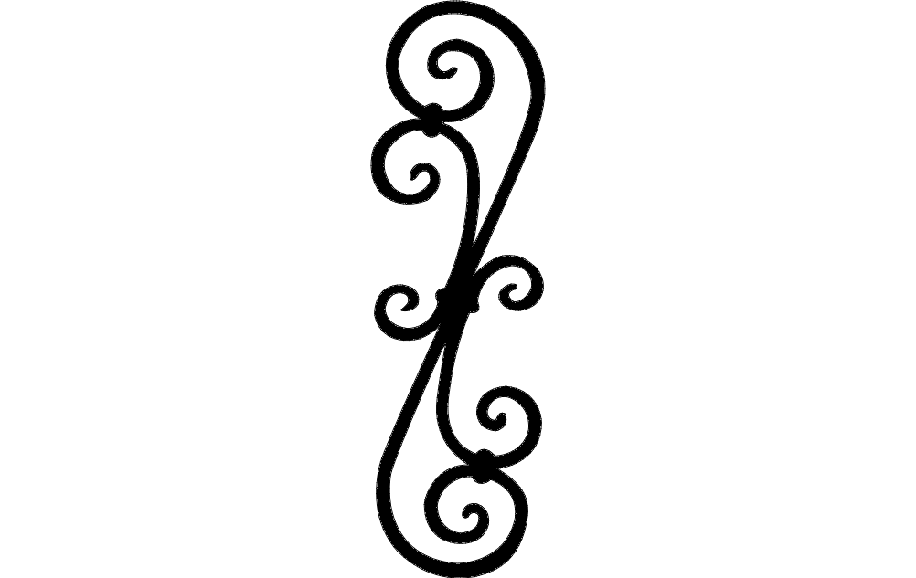 Scroll 11 Free DXF File
