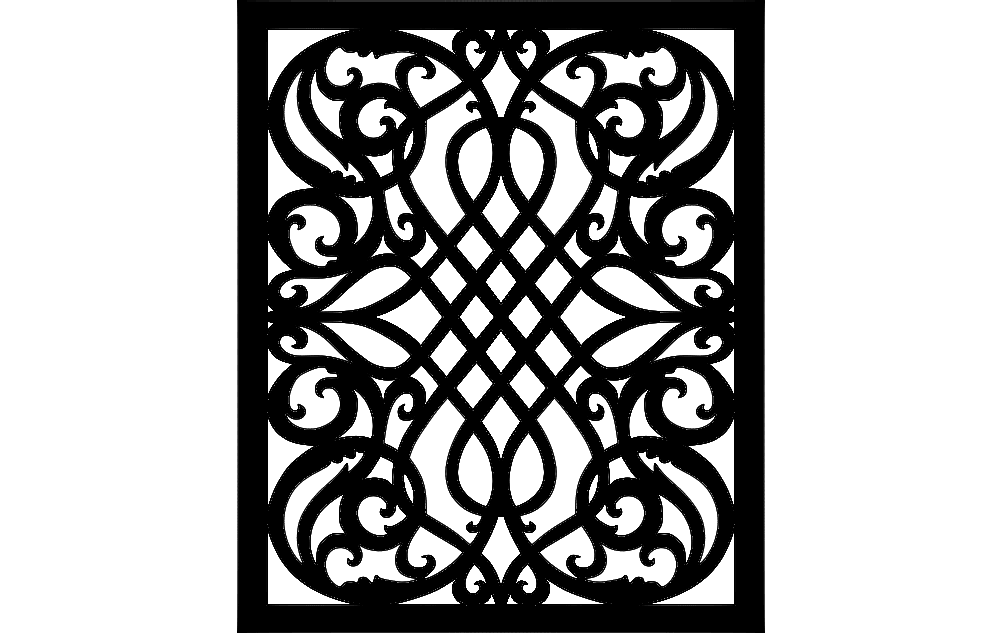 Scroll Saw Pattern Free DXF File