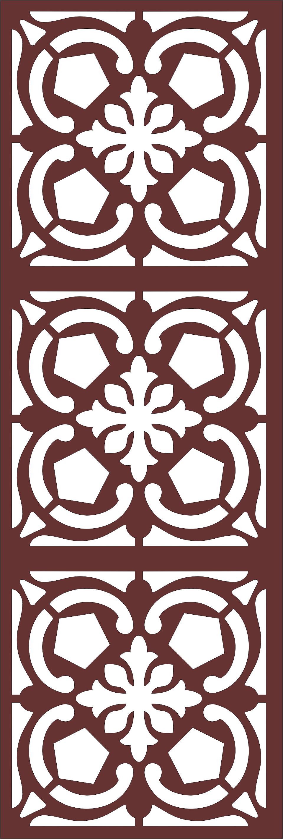 Seamless Separator Grill For Laser Cut Free Vector File