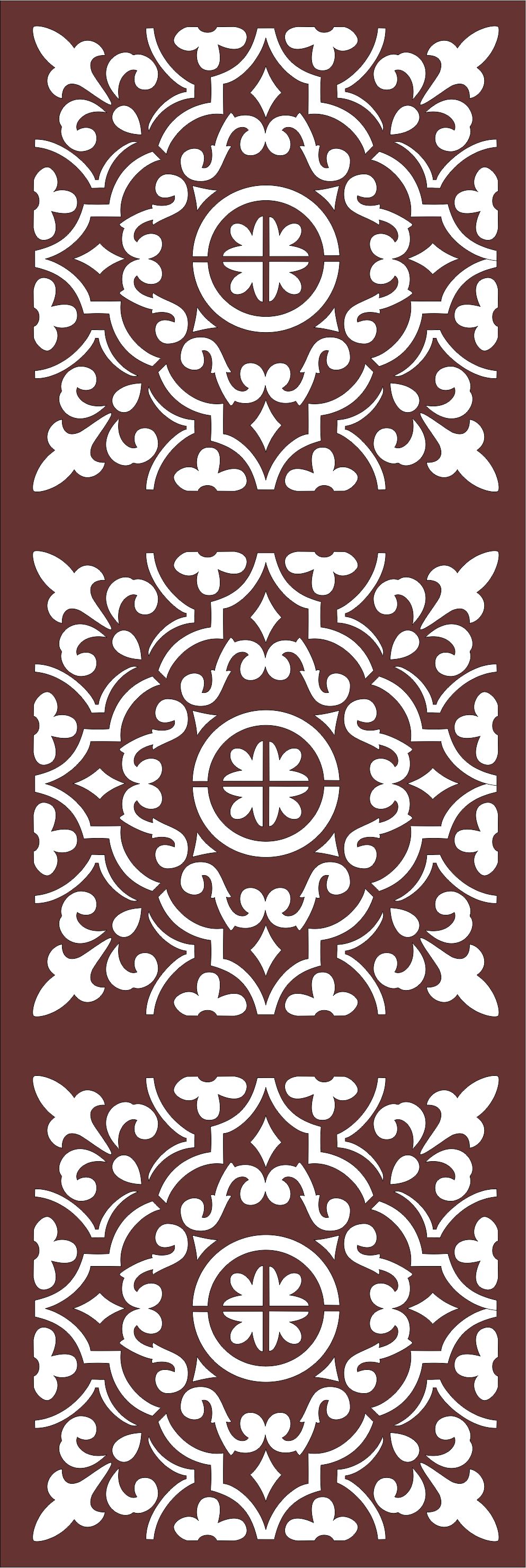 Seamless Separator Grill Pattern For Laser Cutting Free DXF File