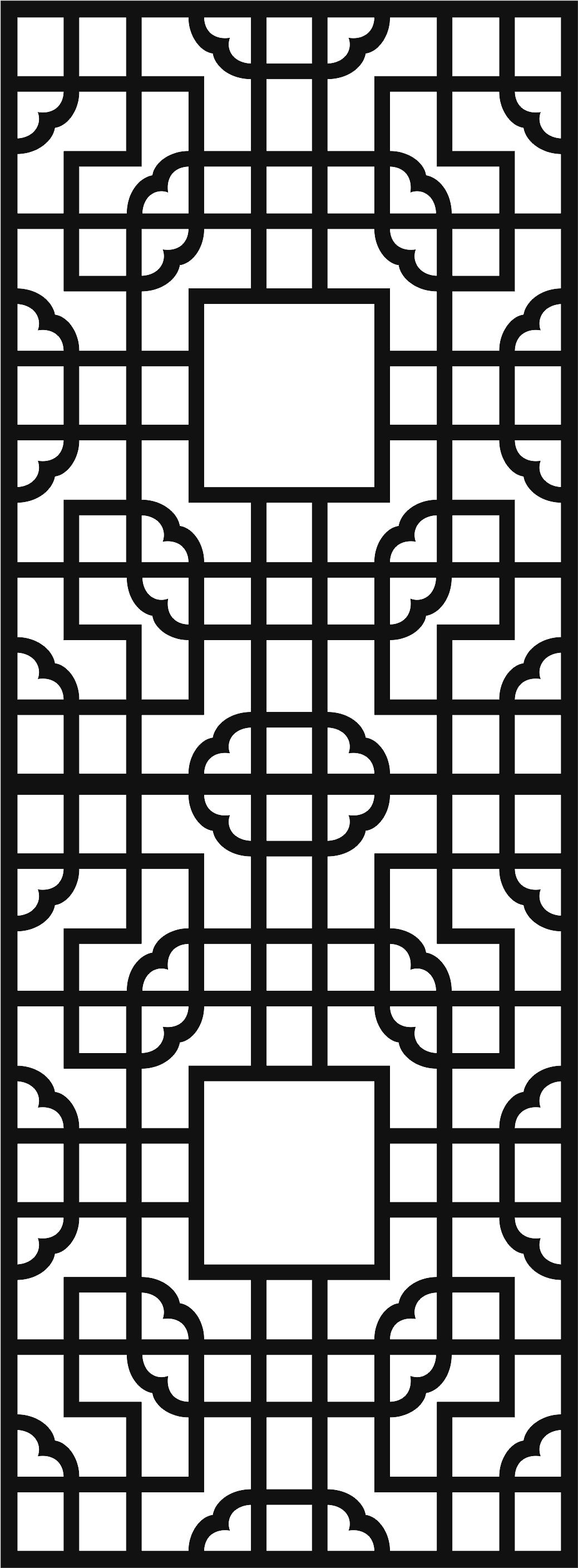 Seamless Separator Screen Art For Laser Cut Free Vector File