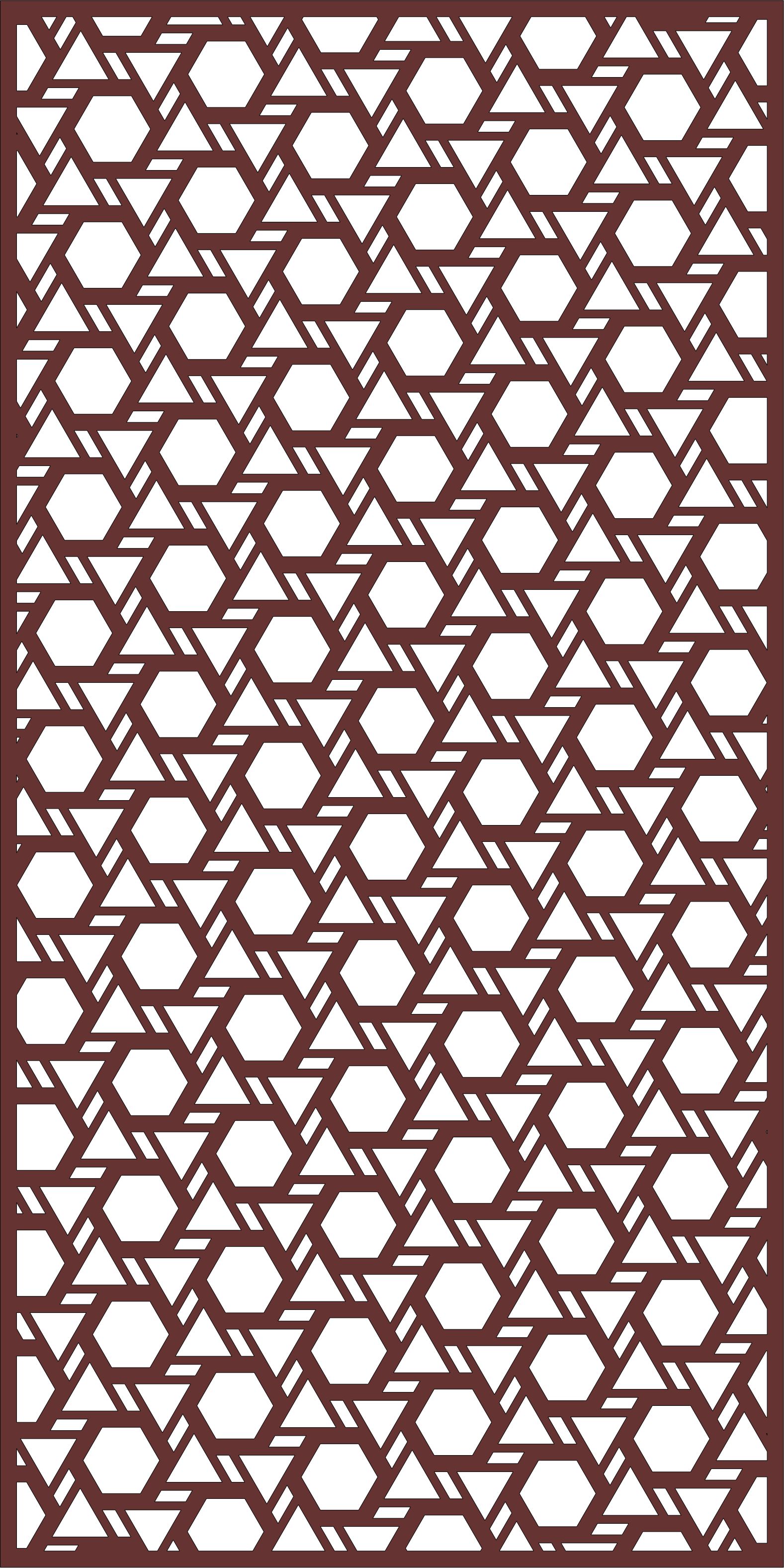 Seamless Separator Screen Panel For Laser Cutting Free DXF File