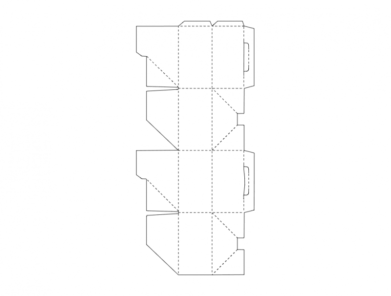 Shipping Box Free DXF File