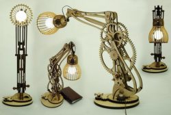 Shutter Lamp At The Desk For Laser Cut Cnc Free Vector File