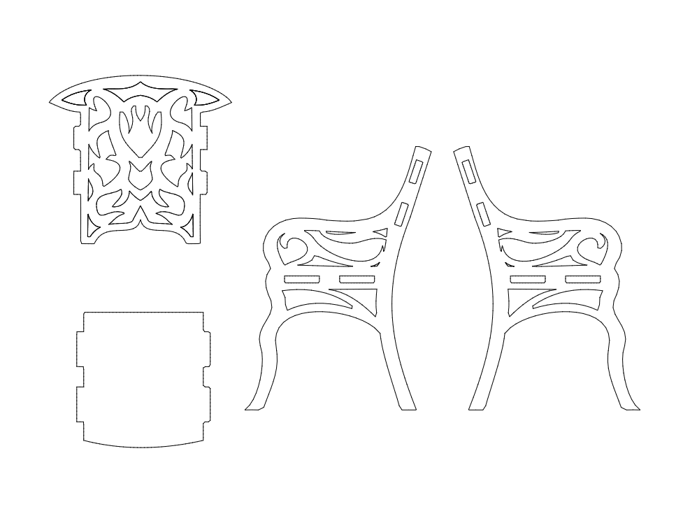 Silla Free DXF File
