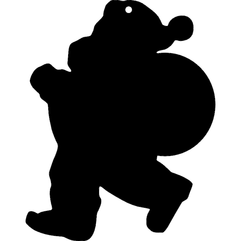 Simple Animal Silhouette Free DXF File