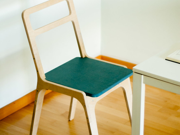 Slim Chair Nesting Free DXF File