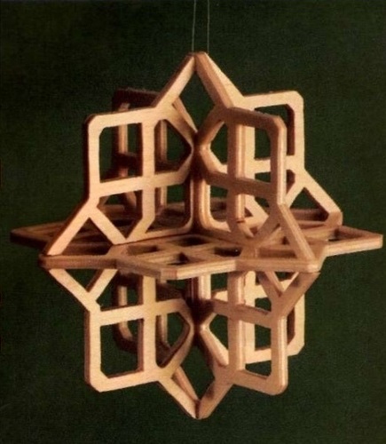 Snowflakes 3d Puzzle Laser Cut Free Vector File