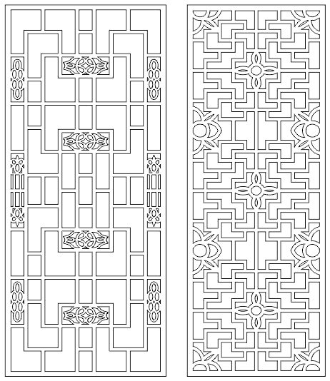 Square Frame Bulkhead For Laser Cut Cnc Free DXF File