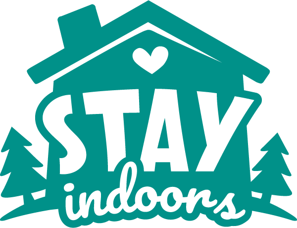 Stay Indoors Coronavirus Disease covid-19 Free DXF File