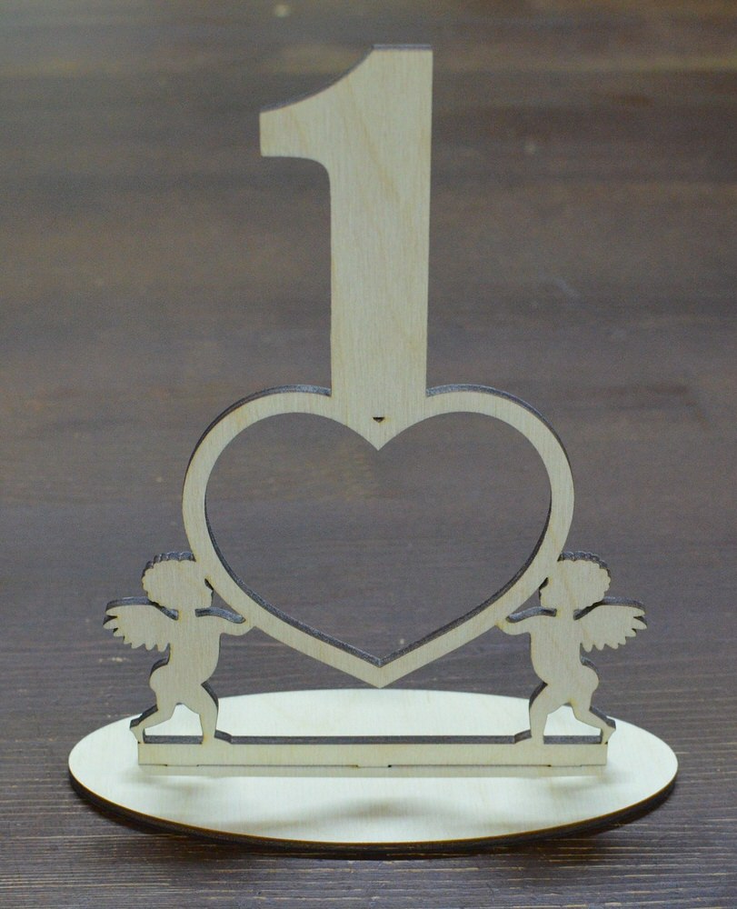 Table Numbers For Laser Cut Free Vector File