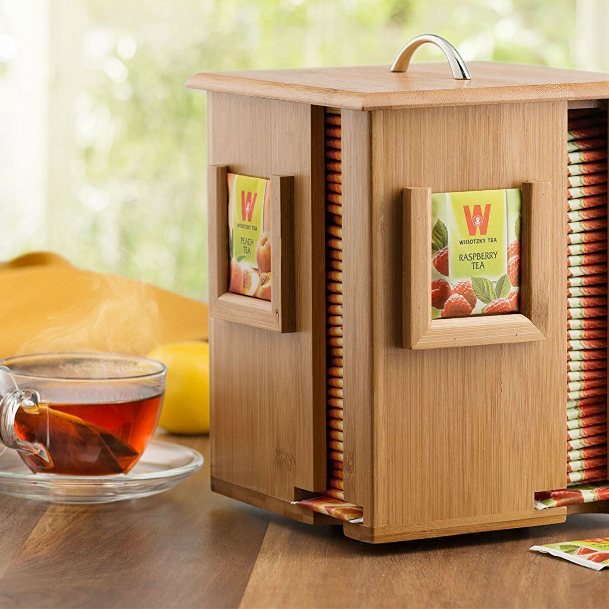 Tea Box Storage Sugar Bag Organizer Free Vector File