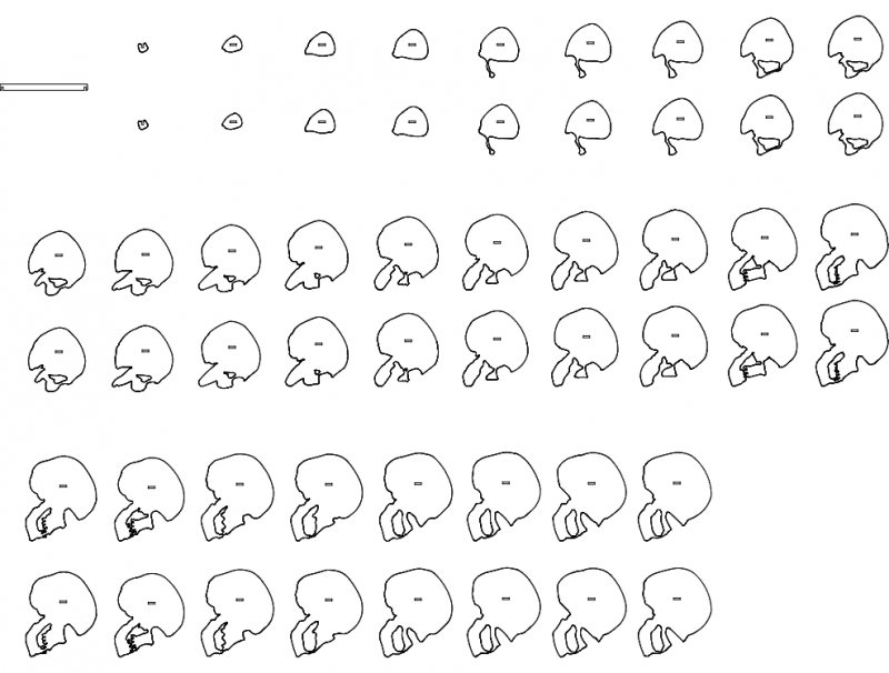 Totenschaedel 2mm-blech Skulls Free DXF File