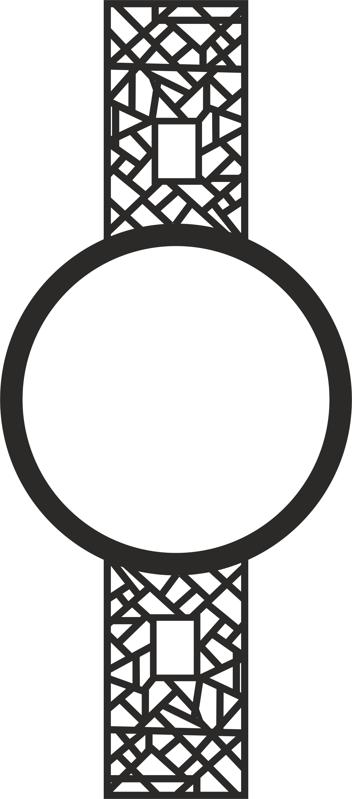 Traditional Borders Chinese Wind Pattern Free DXF File
