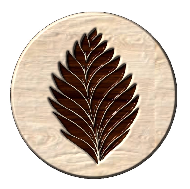 Tropical Leaves Wood Wall Decor Leaf Gift Tag Free Vector File