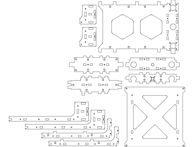 Ulti v1.0 Wood Table Free DXF File