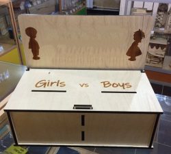 Voting Box For Laser Cut Cnc Free Vector File