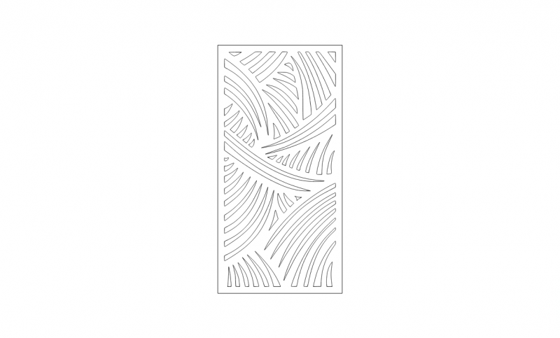Wall Panel Pattern Free DXF File