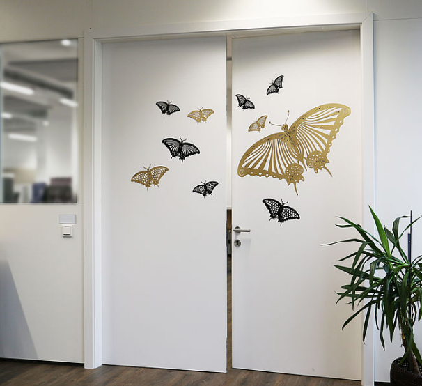 Wall Sticker Butterfly Free Vector File