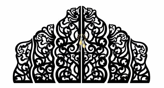 Wedding Screen Partition For Laser Cut Cnc Free DXF File