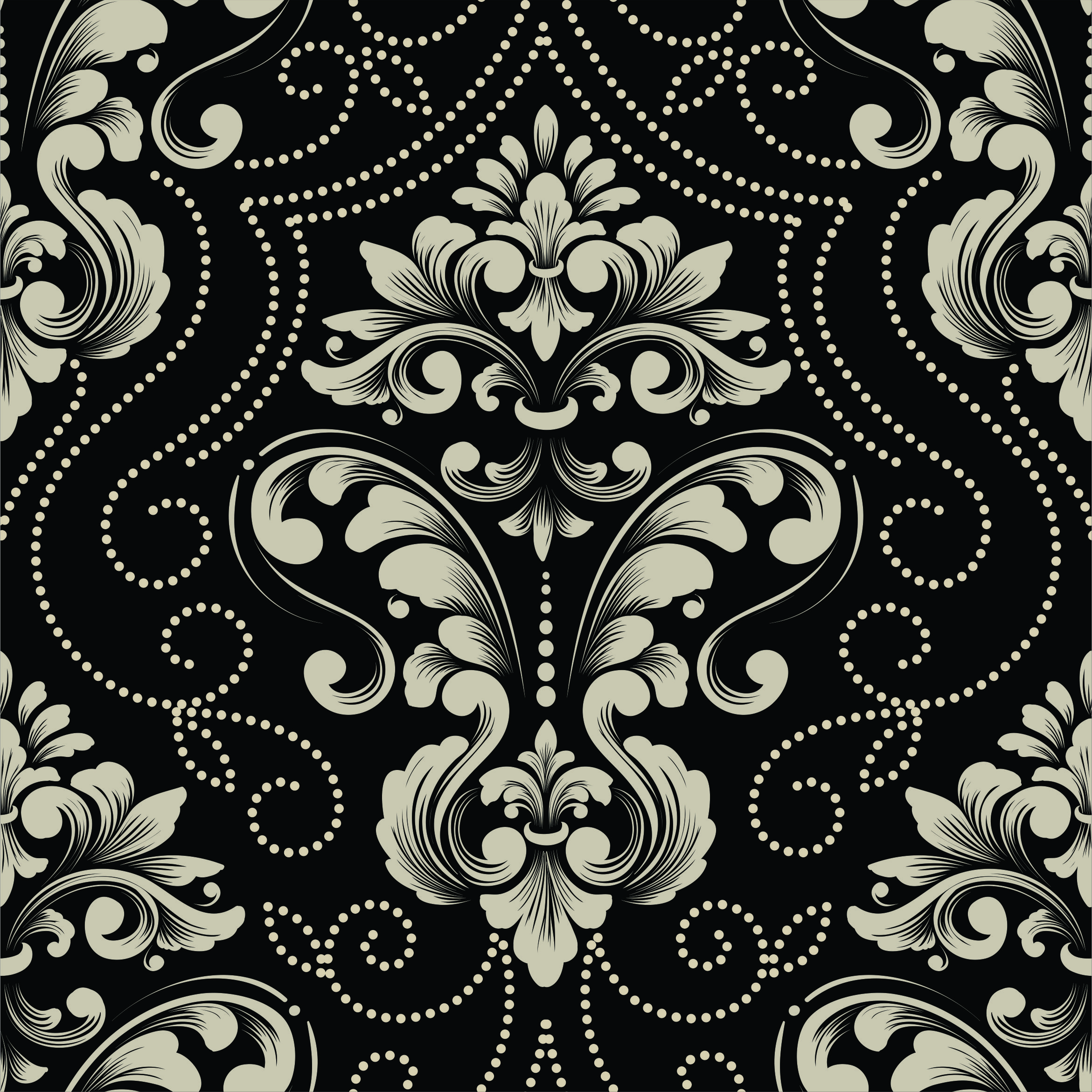 Window Floral Lattice Stencil Floral Seamless Panel For Laser Cut Free Vector File