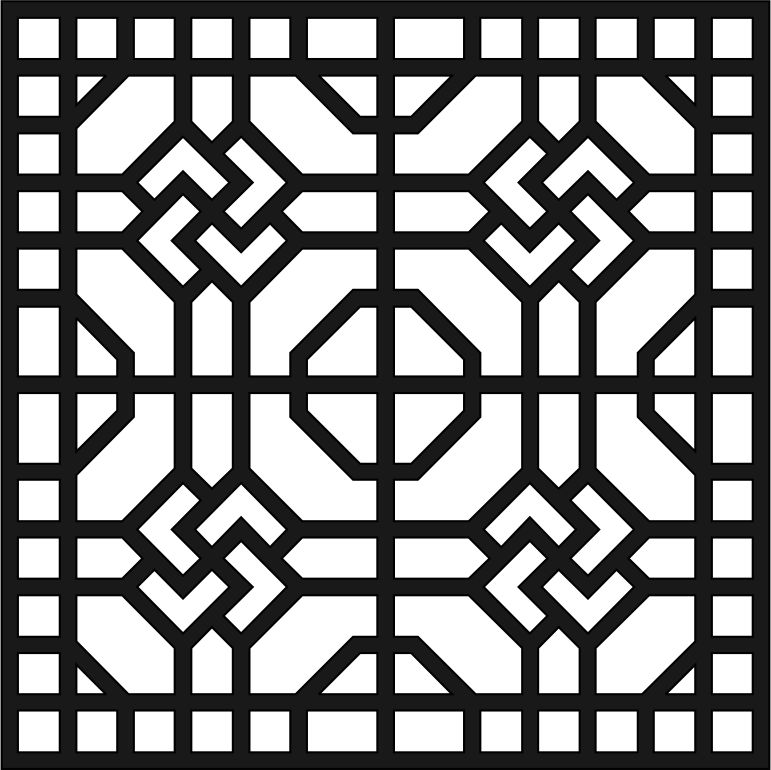 Window Grill Design Decor Screen Pattern Free Vector File