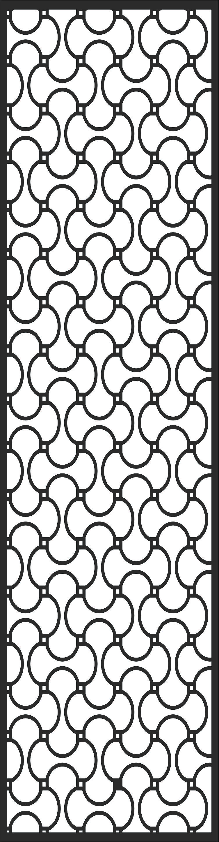 Window Lattice Floral Seamless For Laser Cut Free Vector File