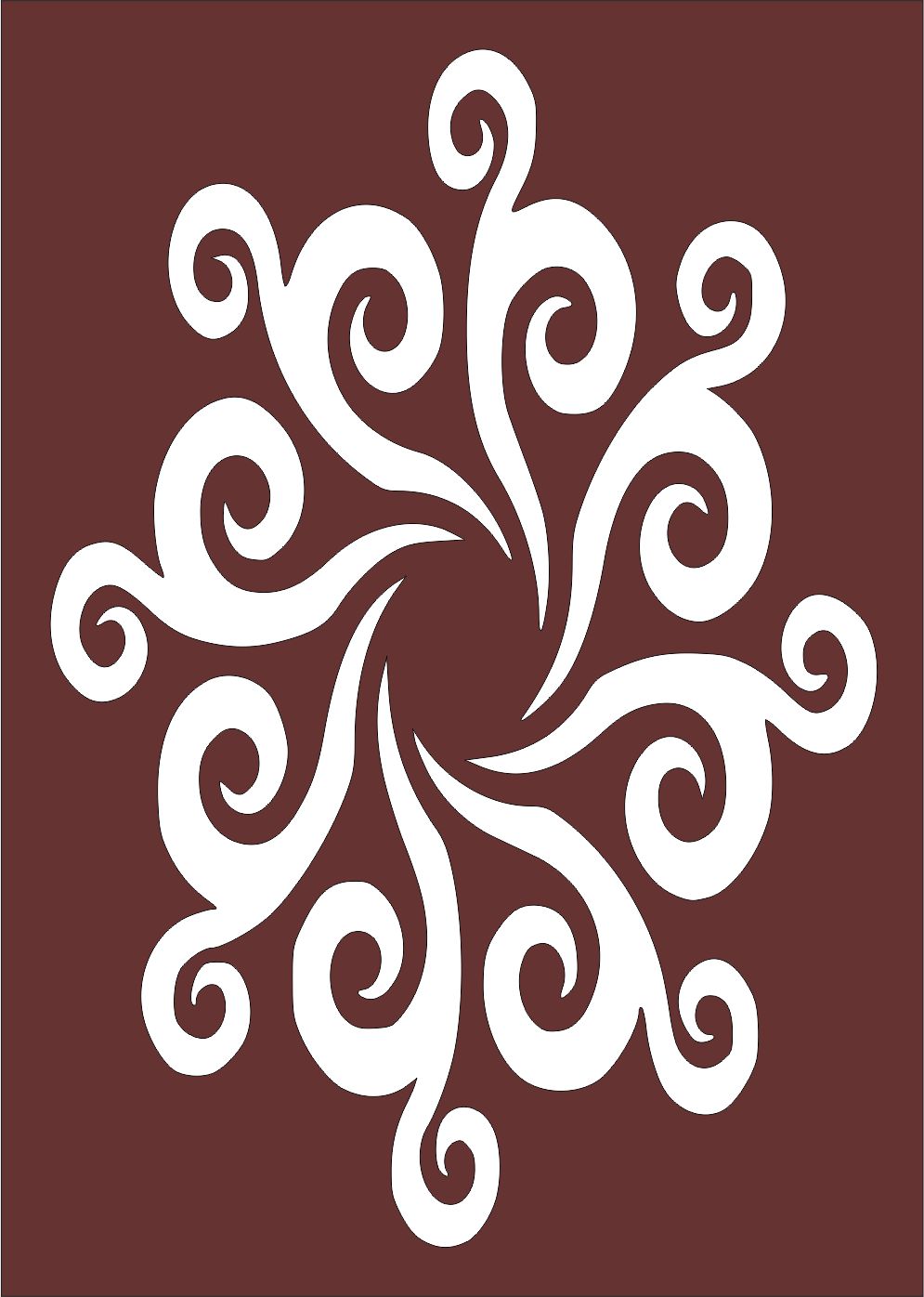 Window Lattice Floral Seamless Panel For Laser Cut Free Vector File