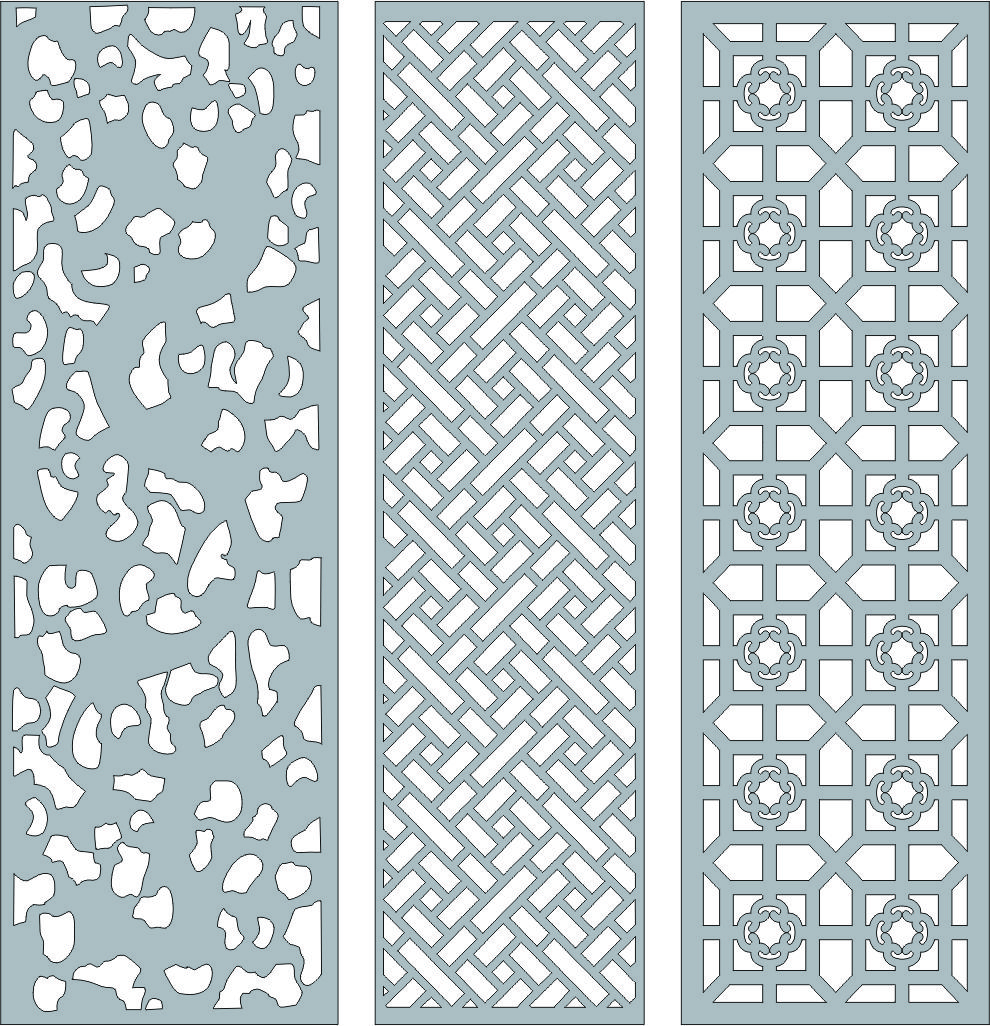 Window Lattice Seamless Screen Designs For Laser Cut Free Vector File