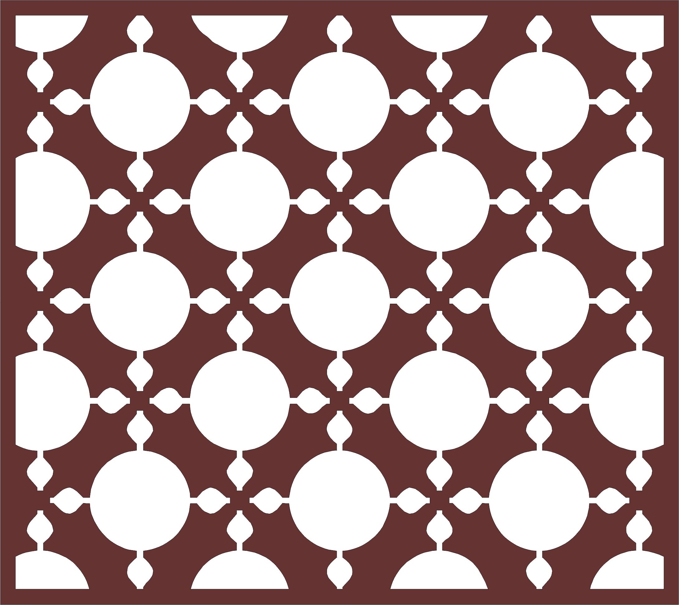 Window Screen Jali Seamless Separator Free DXF File