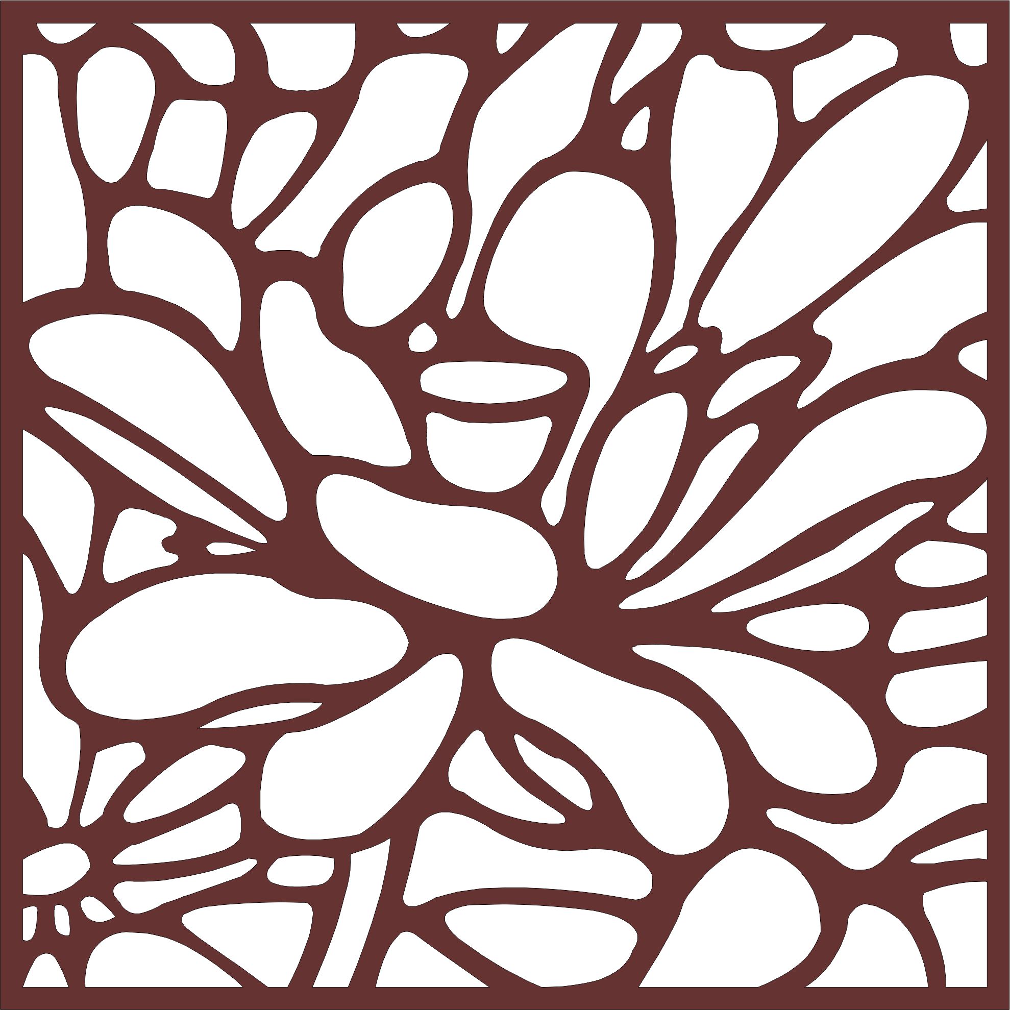 Window Screen Jali Seamless Separator Pattern Free DXF File