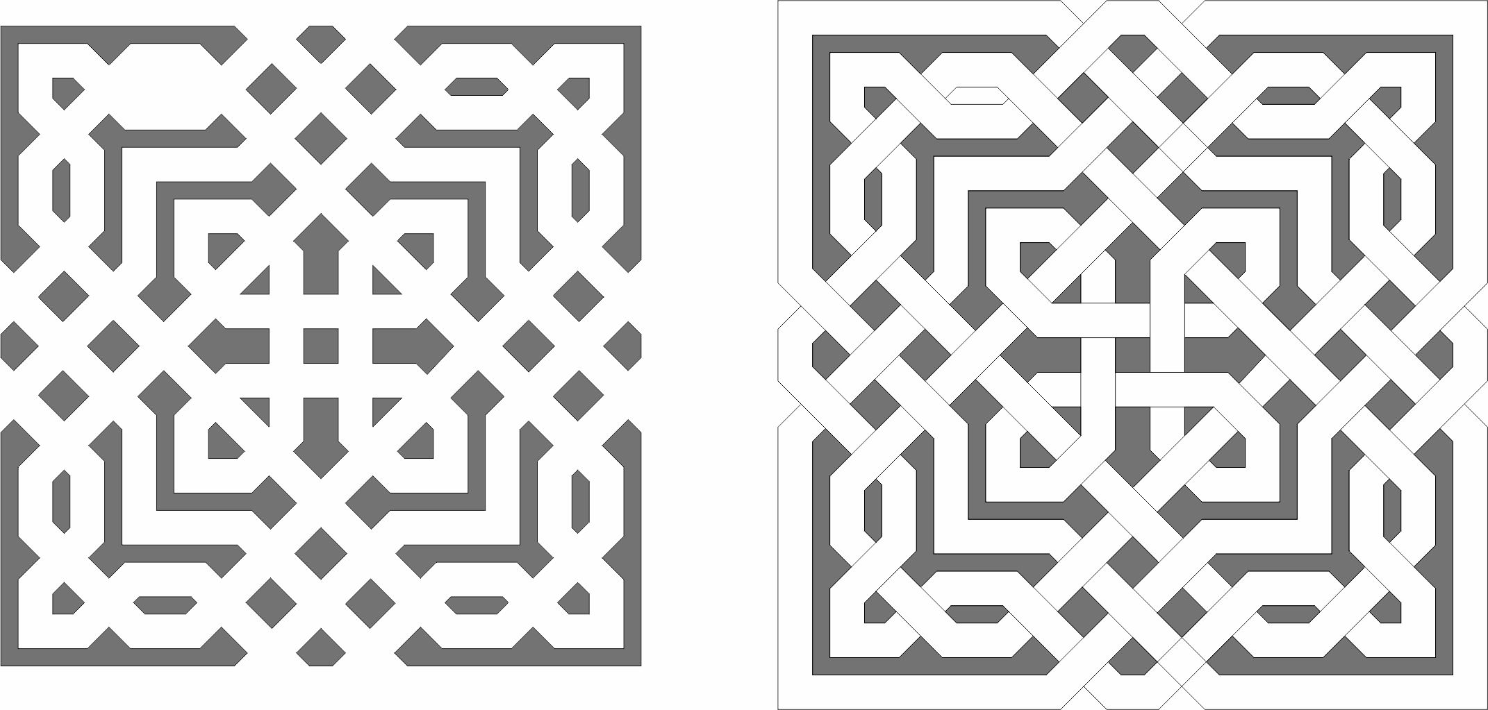 Window Seamless Floral Lattice Patterns Set Free DXF File