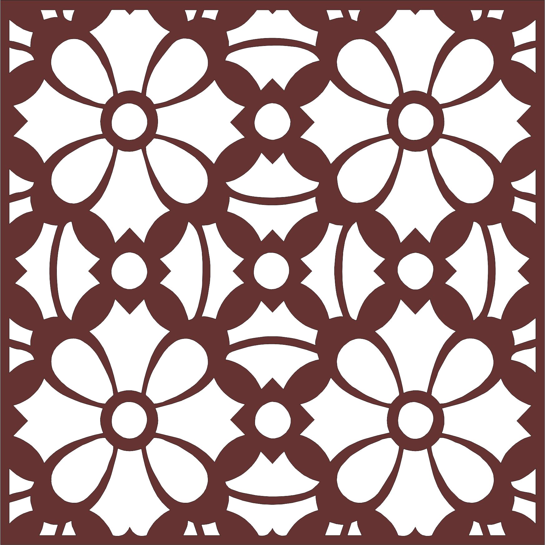 Window Seamless Jali Pattern For Laser Cut Free Vector File