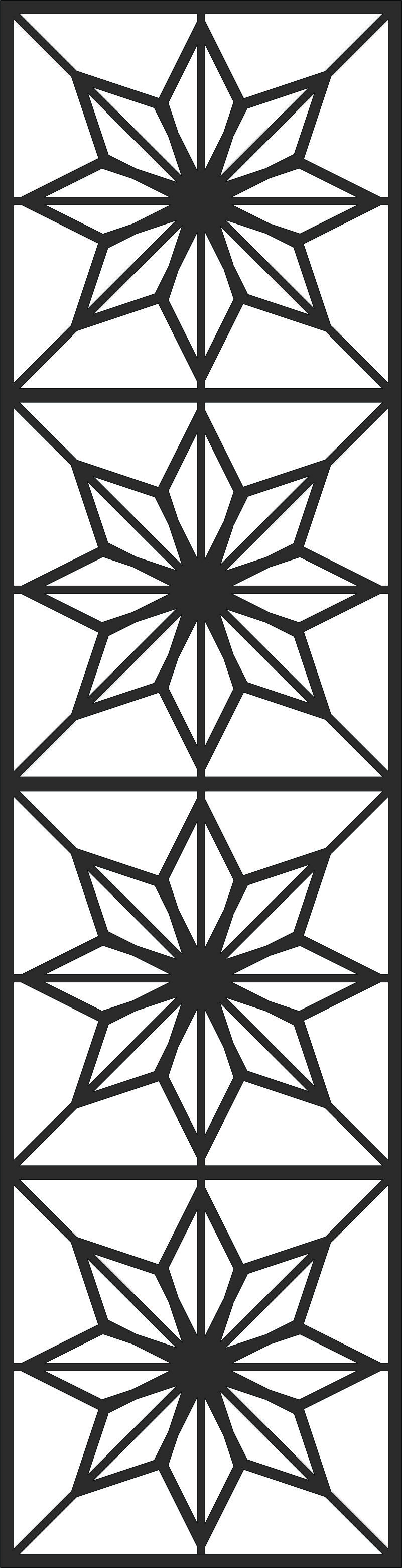 Window Seamless Lattice Separator Screen Pattern Free DXF File