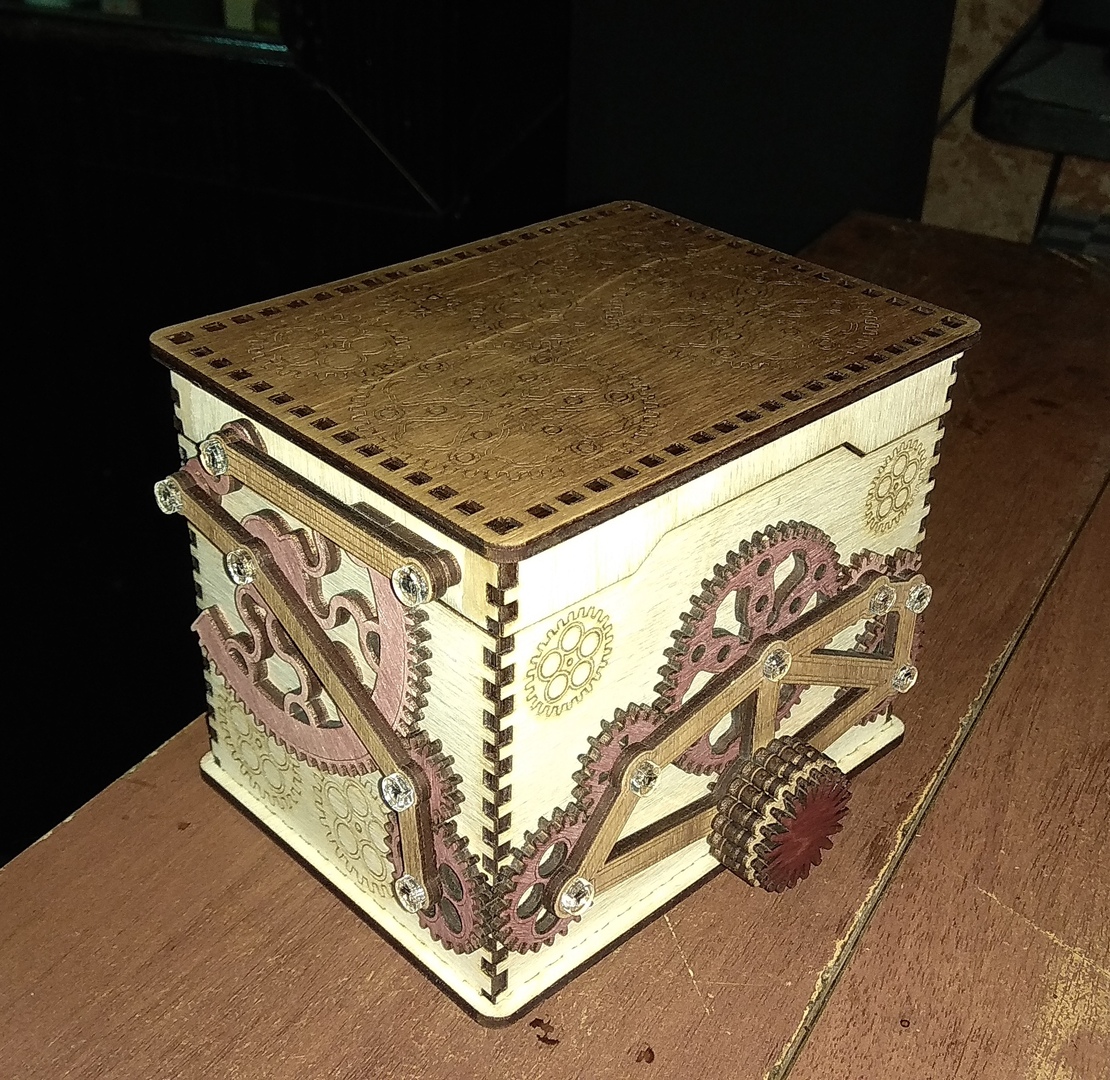 Wooden Safe Box Free DXF File