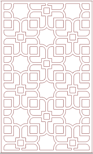 x2 Panel Decor Free DXF File
